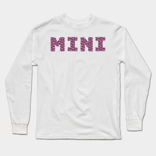 Mini design in pink cheetah Long Sleeve T-Shirt